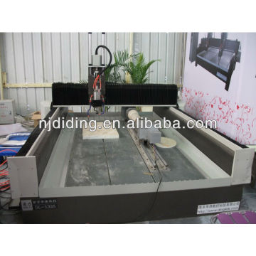 4D cnc router with rotary for stone